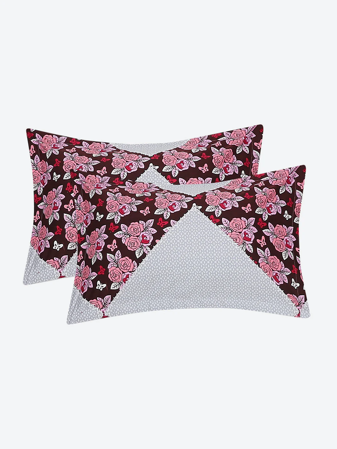 125 GSM Polyester Double Bed Bedsheet with 2 Pillow Covers - Image 8