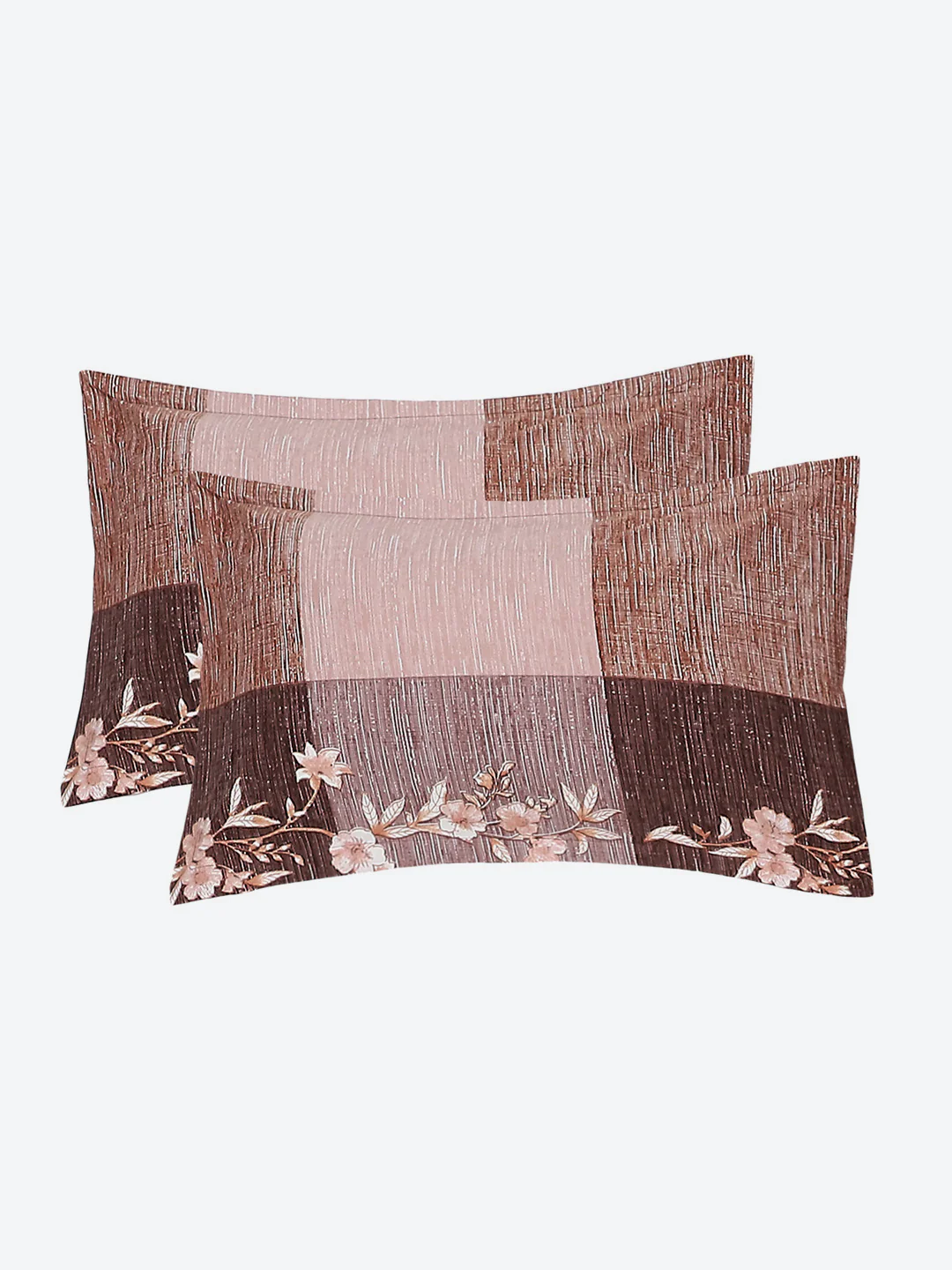 125 GSM Polyester Double Bed Bedsheet with 2 Pillow Covers - Image 8