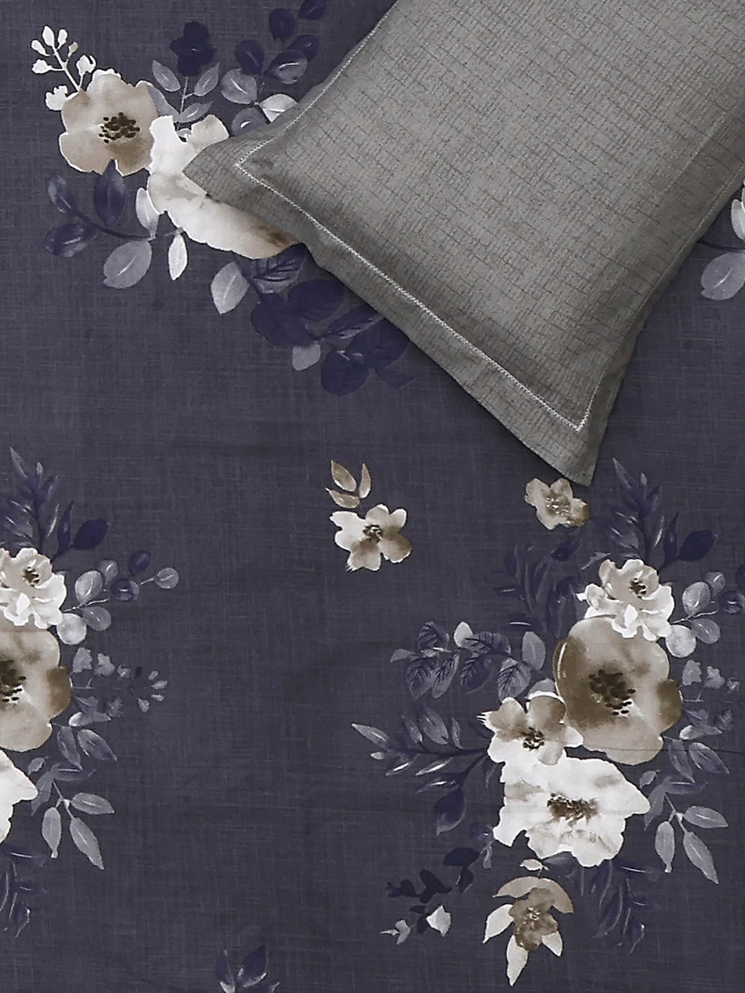 130 GSM Polyester Double Bed 1 Bedsheet with 2 Pillow Cover (Immortal) - Image 5