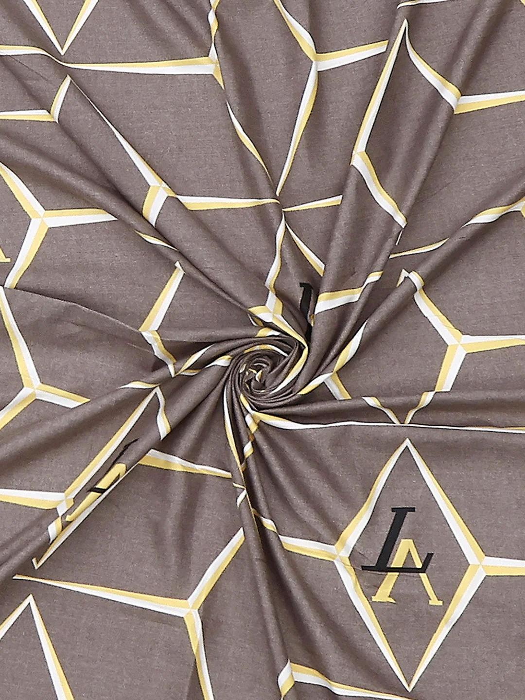 130 GSM Polyester Double Bed 1 Bedsheet with 2 Pillow Cover (Immortal) - Image 8