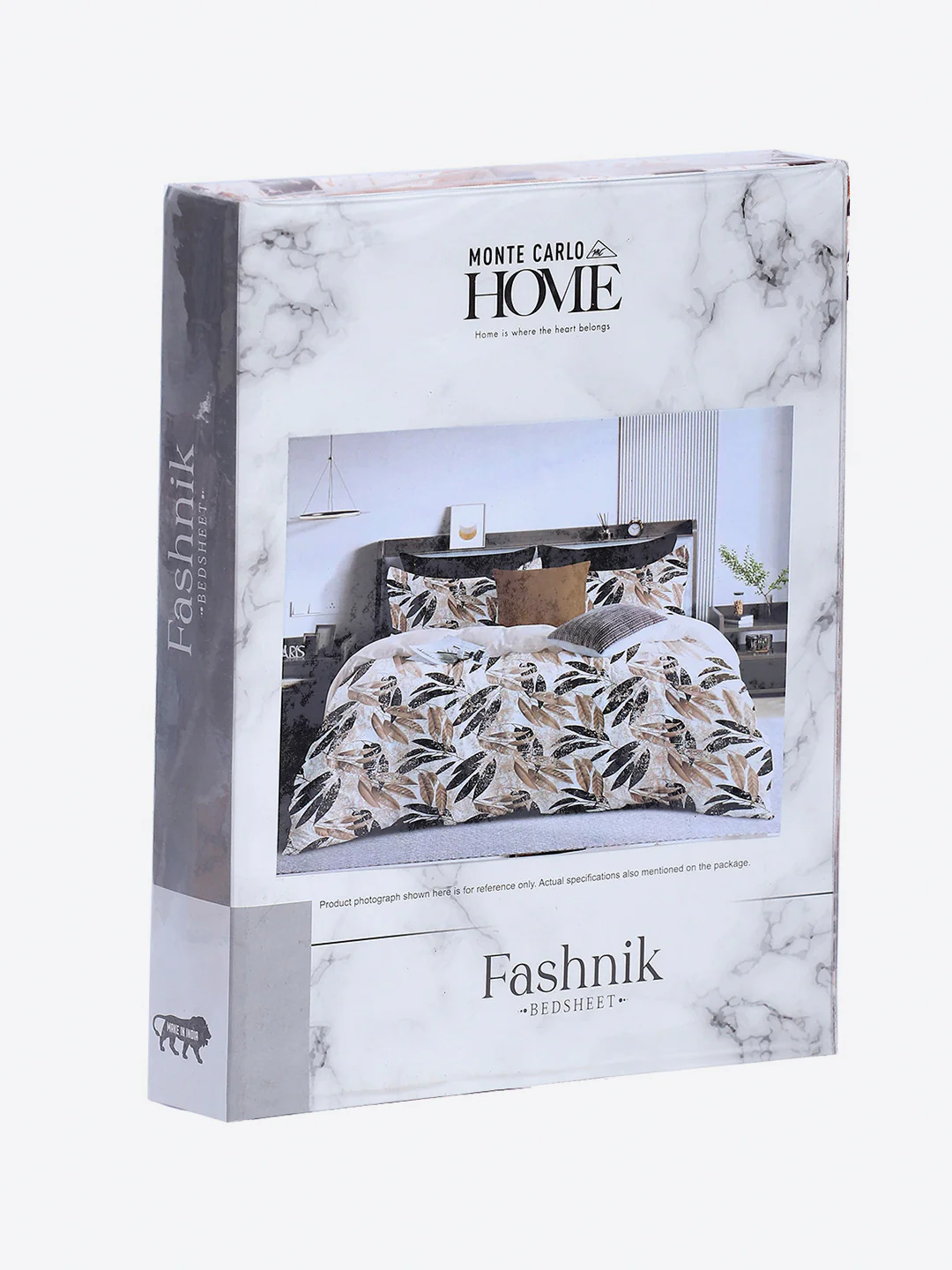 130 GSM Polyester Double Bed 1 Bedsheet with 2 Pillow Covers (Fashnik) - Image 9