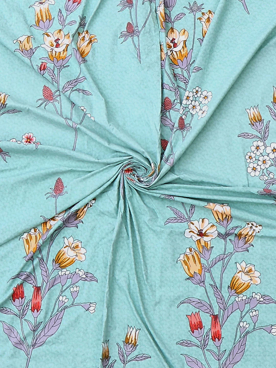 130 GSM Polyester Double Bed 1 Bedsheet with 2 Pillow Covers (Fashnik) - Image 8