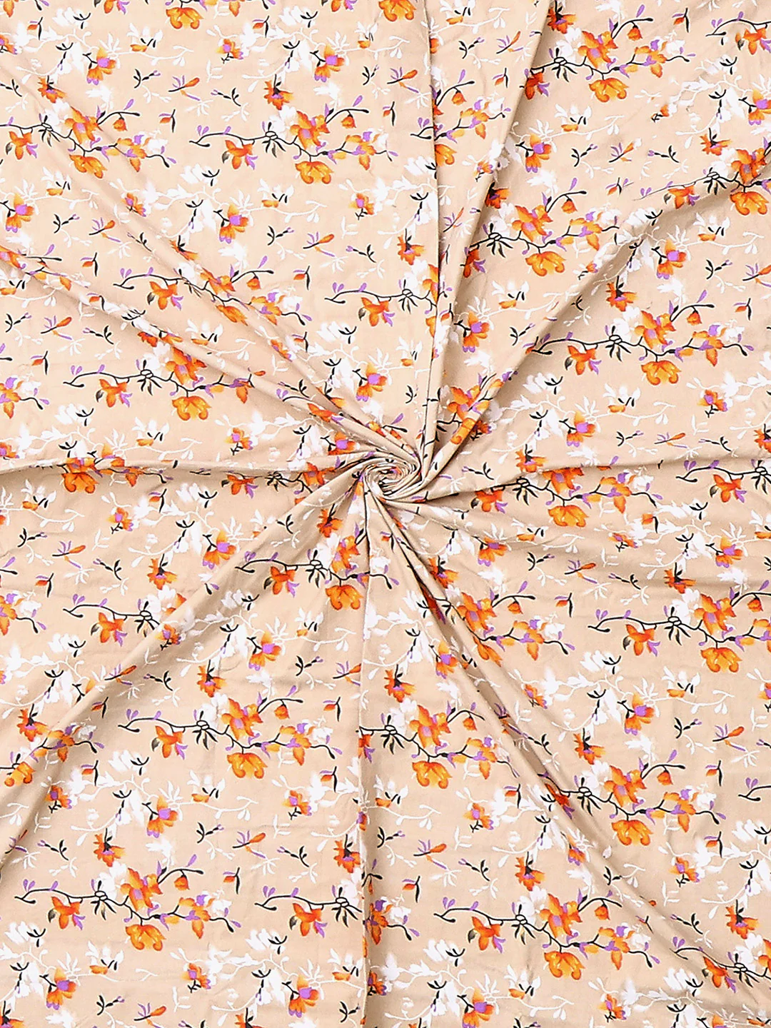 130 GSM Polyester Double Bed 1 Bedsheet with 2 Pillow Covers (Fashnik) - Image 8
