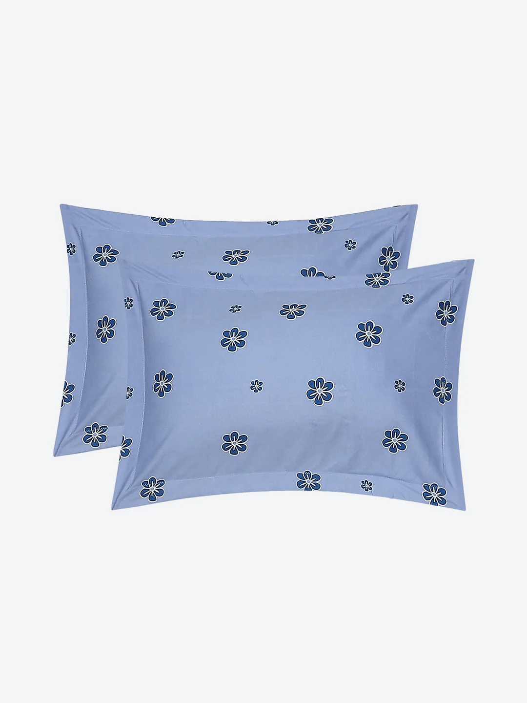 130 GSM Polyester Double Bed Bedsheet with 2 Pillow Covers - Image 8
