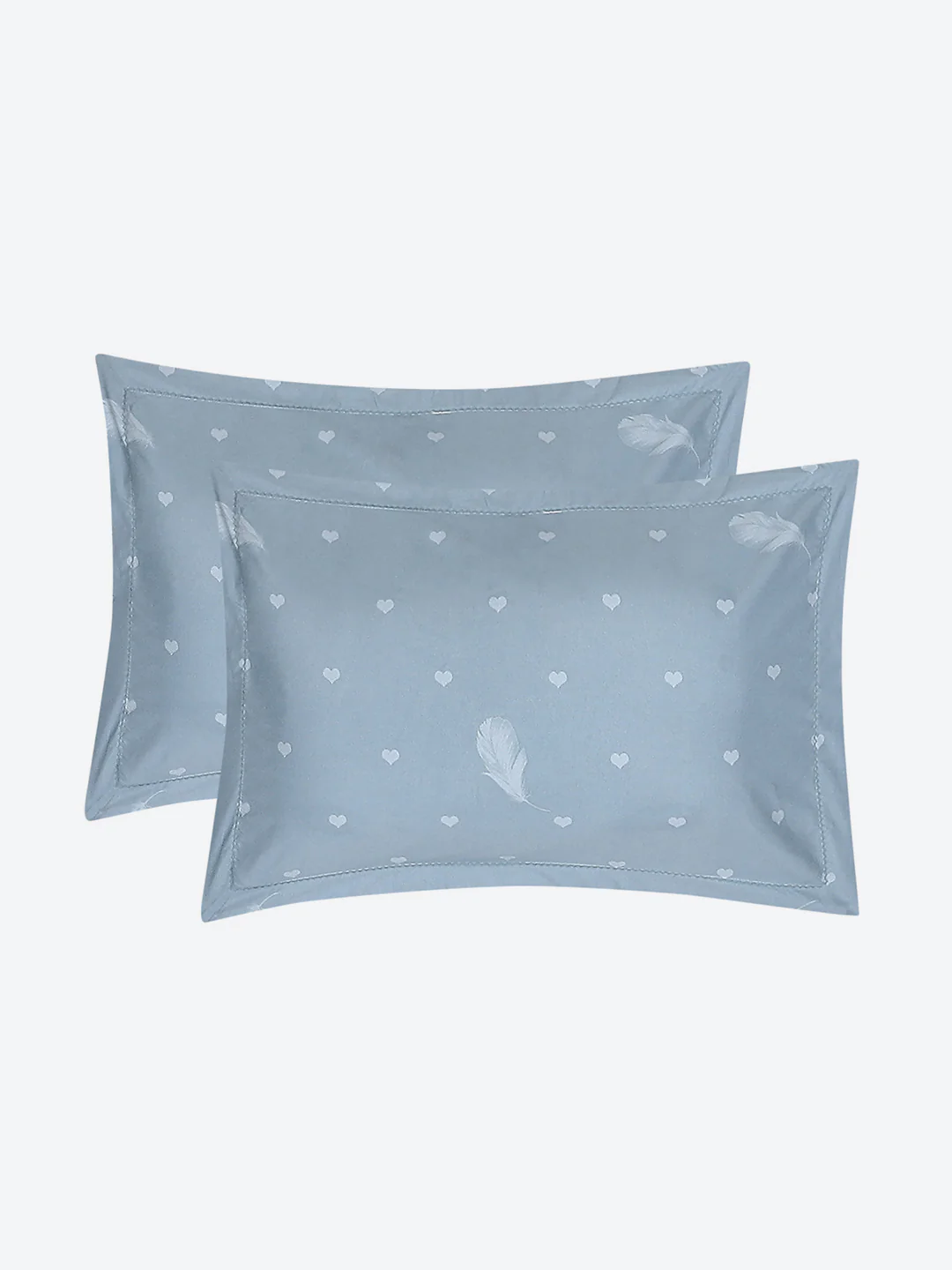 130 GSM Polyester Double Bed Bedsheet with 2 Pillow Covers - Image 8