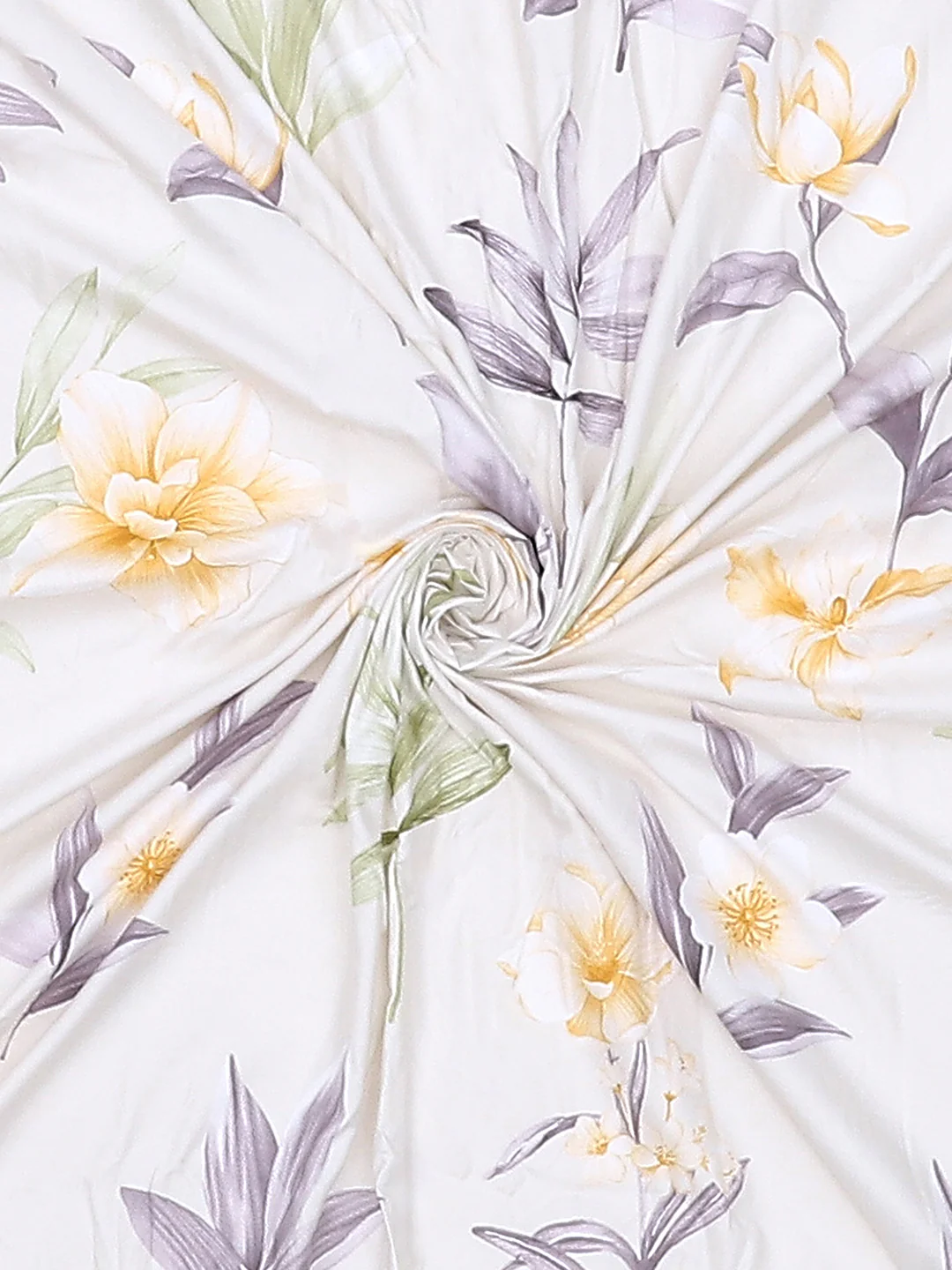 130 GSM Polyester Double Bed Bedsheet with 2 Pillow Covers - Image 9
