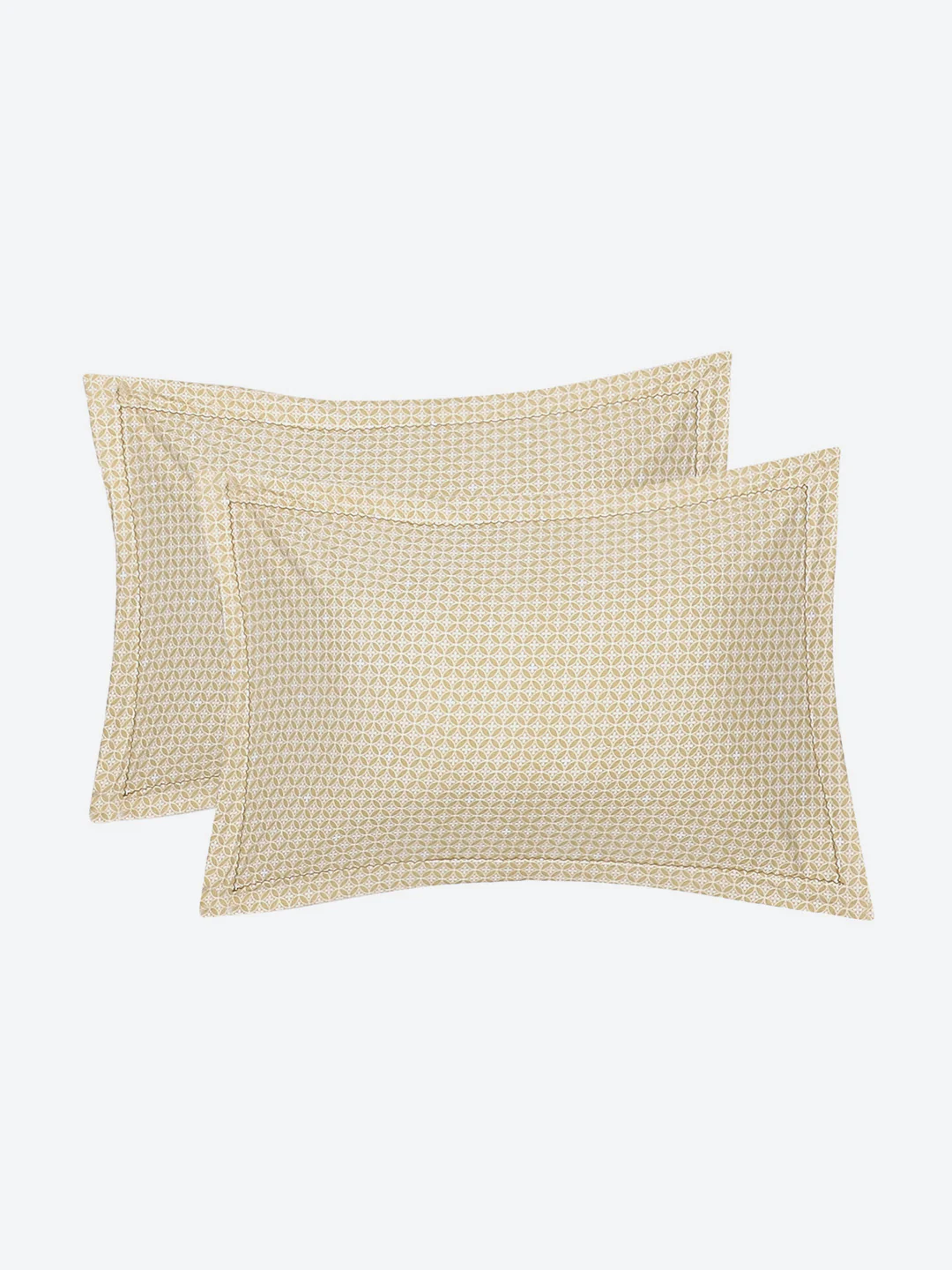 130 GSM Polyester Double Bed Bedsheet with 2 Pillow Covers - Image 8