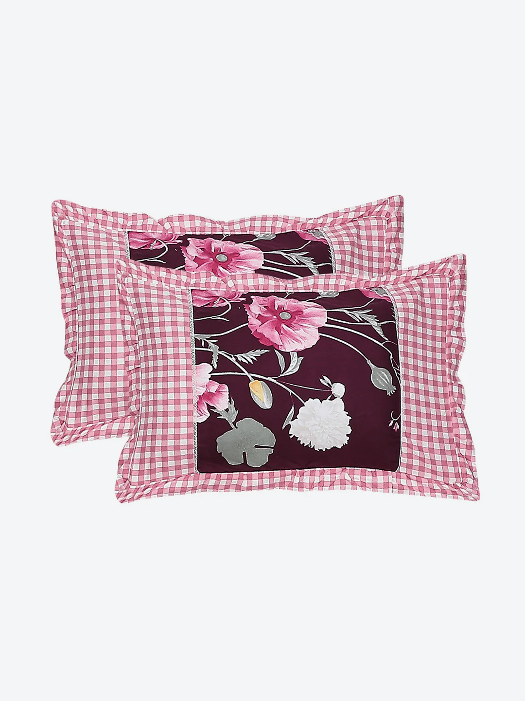 130 GSM Polyester Double Bed Bedsheet with 2 Pillow Covers - Image 8