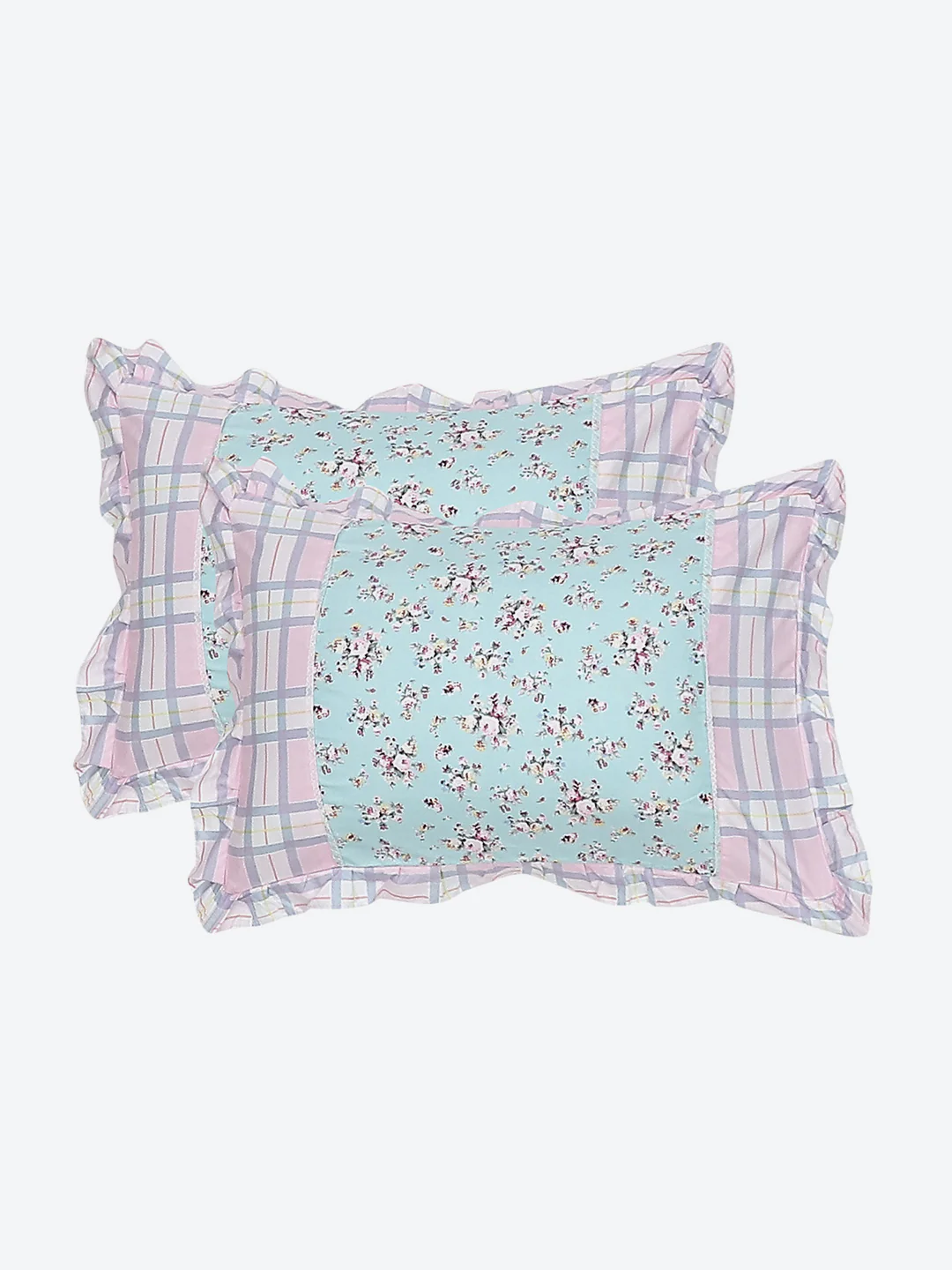 130 GSM Polyester Double Bed Bedsheet with 2 Pillow Covers - Image 8