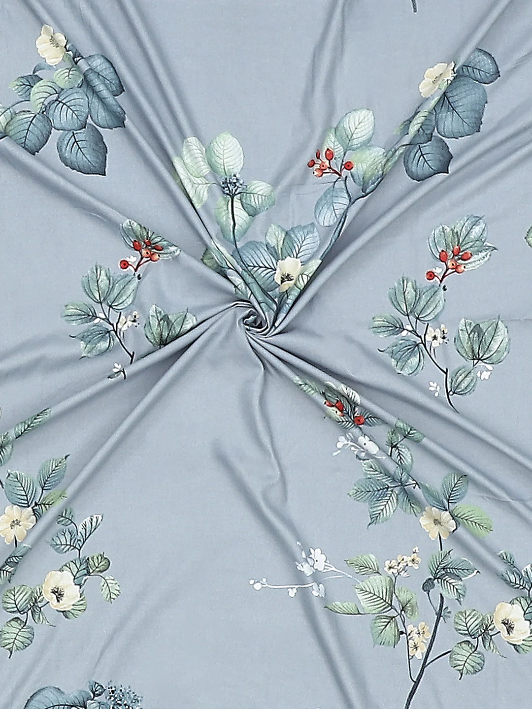 130 GSM Polyester Double Bed Bedsheet with 2 Pillow Covers - Image 9