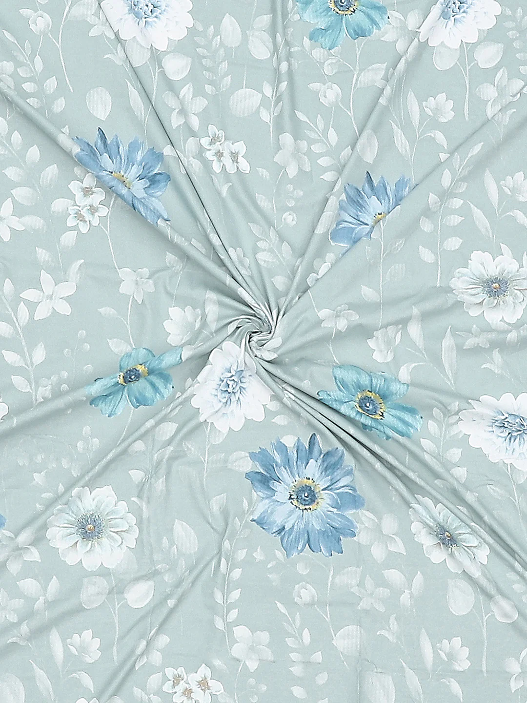 130 GSM Polyester Double Bed Bedsheet with 2 Pillow Covers - Image 9