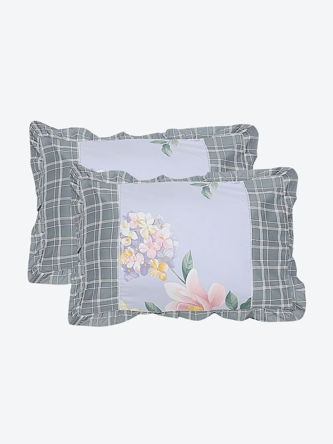 130 GSM Polyester Double Bed Bedsheet with 2 Pillow Covers - Image 8