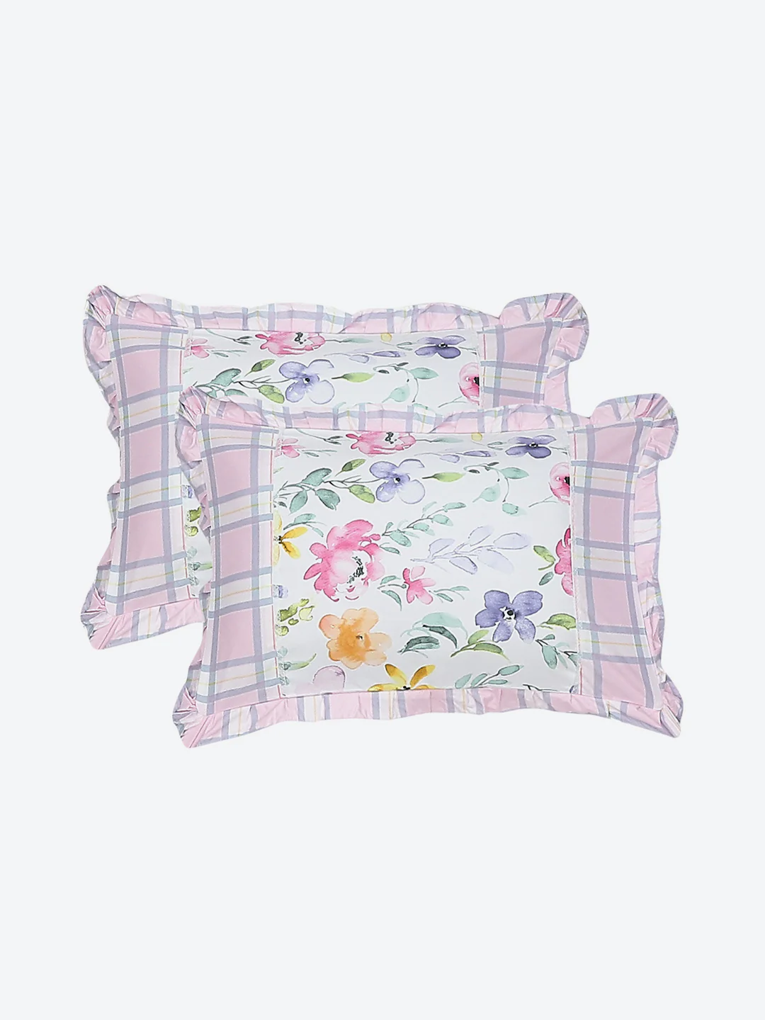 130 GSM Polyester Double Bed Bedsheet with 2 Pillow Covers - Image 8