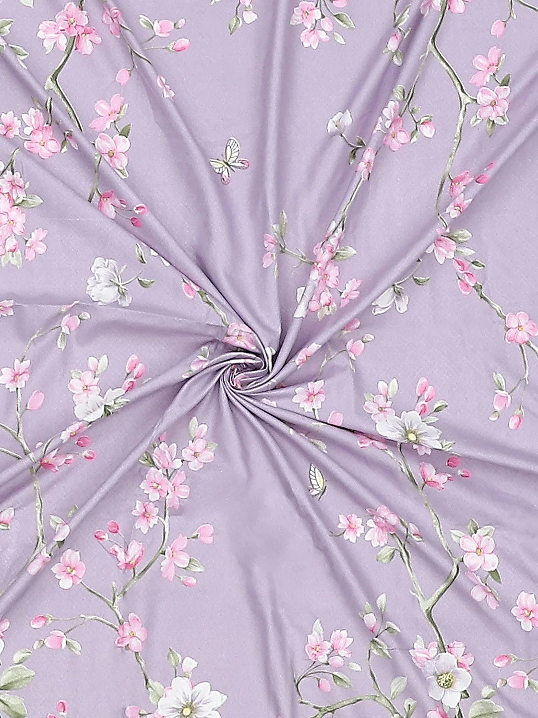 130 GSM Polyester Double Bed Bedsheet with 2 Pillow Covers - Image 9