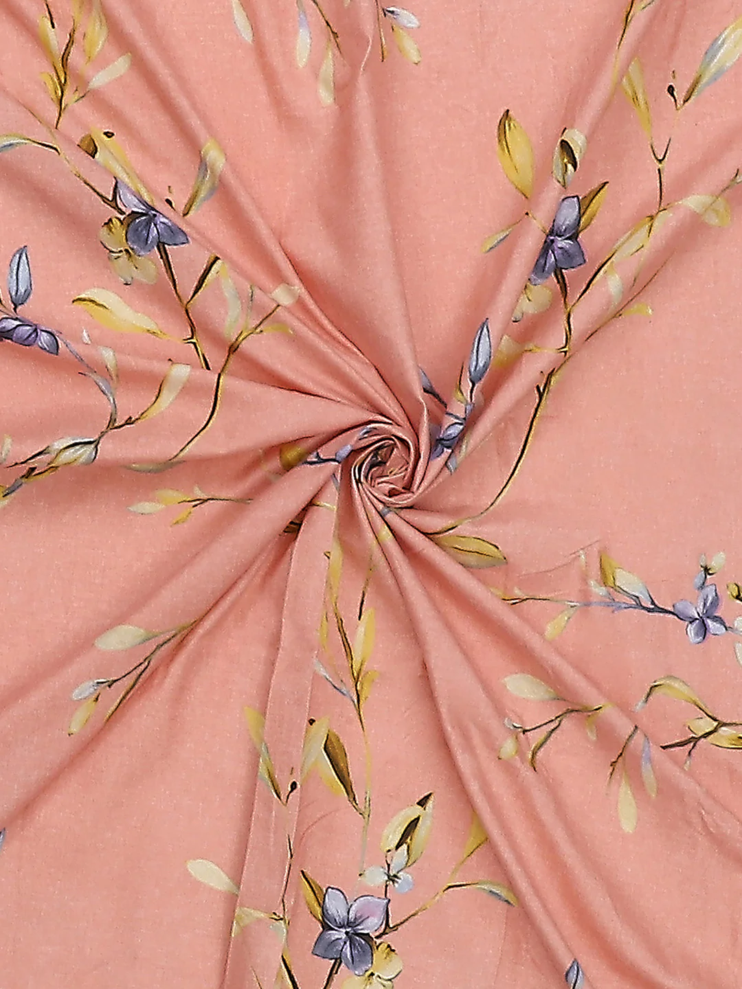 130 GSM Polyester Double Bed Bedsheet with 2 Pillow Covers - Image 9