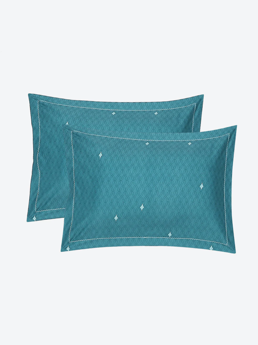 130 GSM Polyester Double Bed Bedsheet with 2 Pillow Covers - Image 8