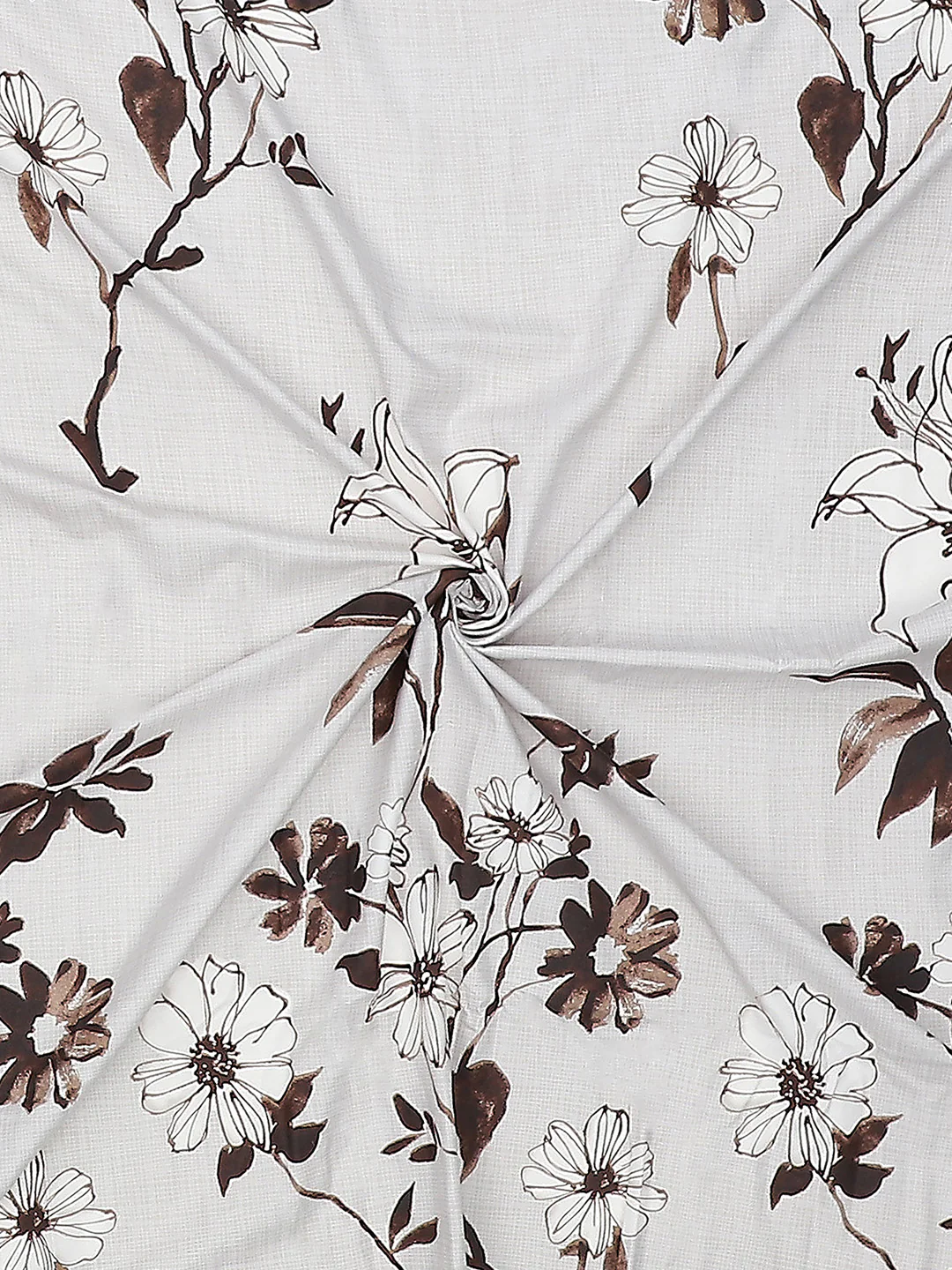 130 GSM Polyester Double Bed Bedsheet with 2 Pillow Covers - Image 9