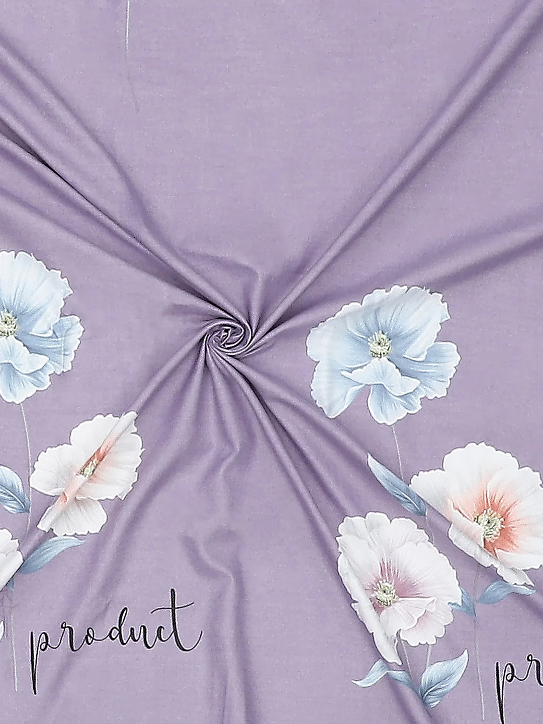 130 GSM Polyester Double Bed Bedsheet with 2 Pillow Covers - Image 9