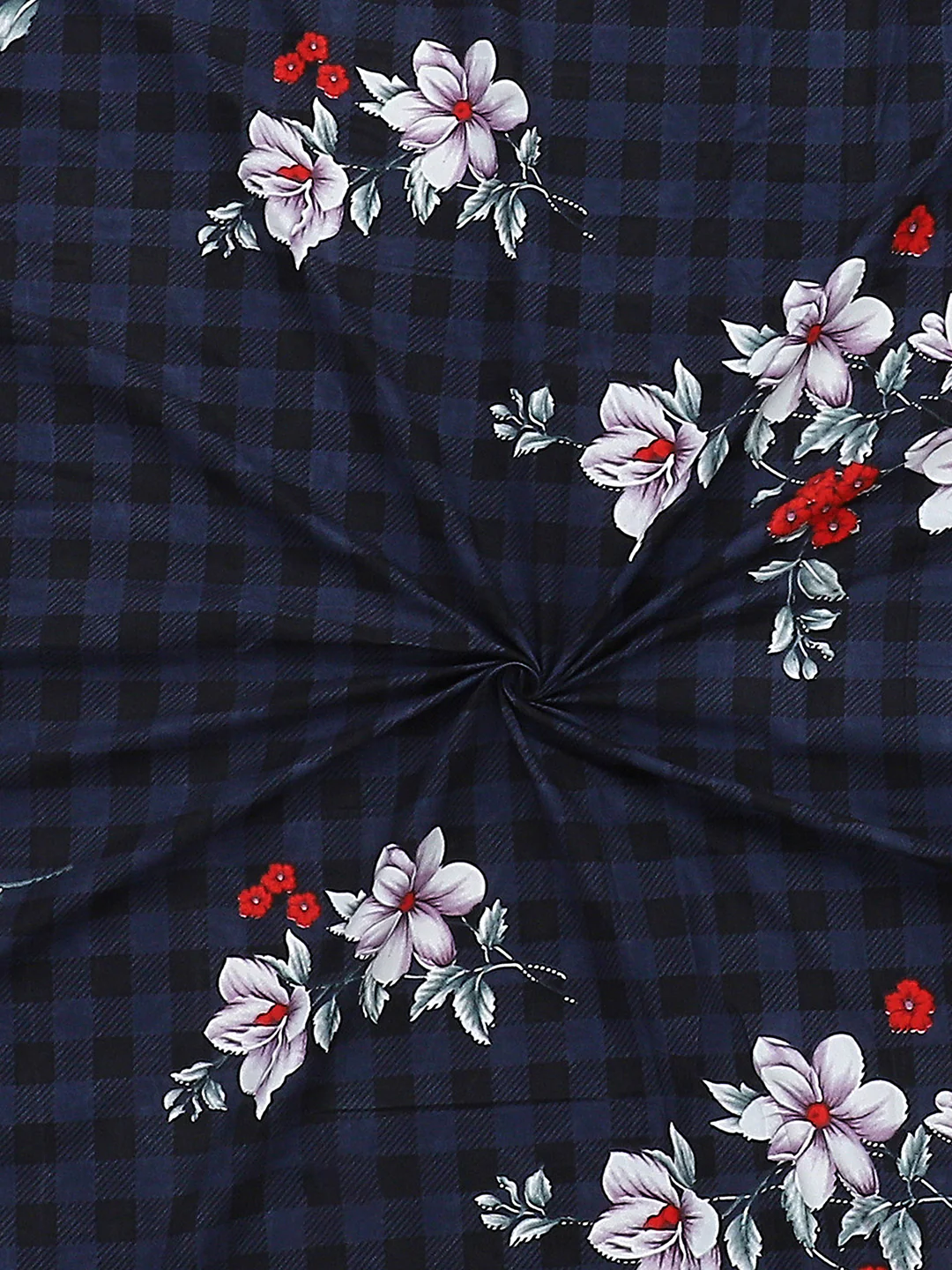 130 GSM  Polyester Double Bed Bedsheet with 2 Pillow Covers - Image 9