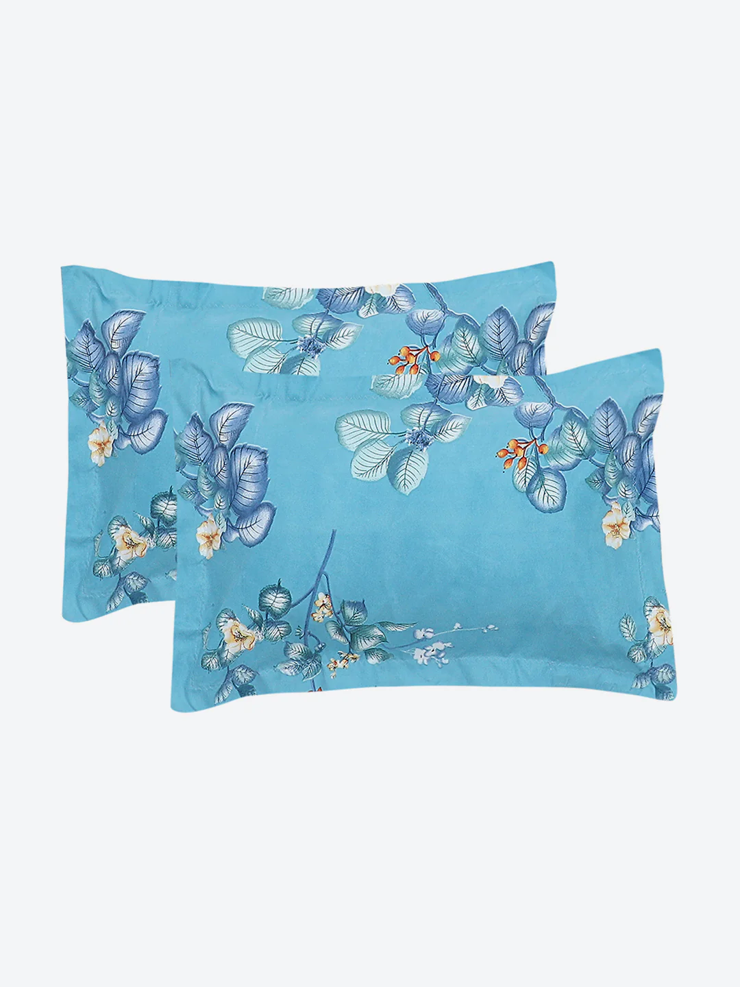 130 GSM  Polyester Double Bed Bedsheet with 2 Pillow Covers - Image 8