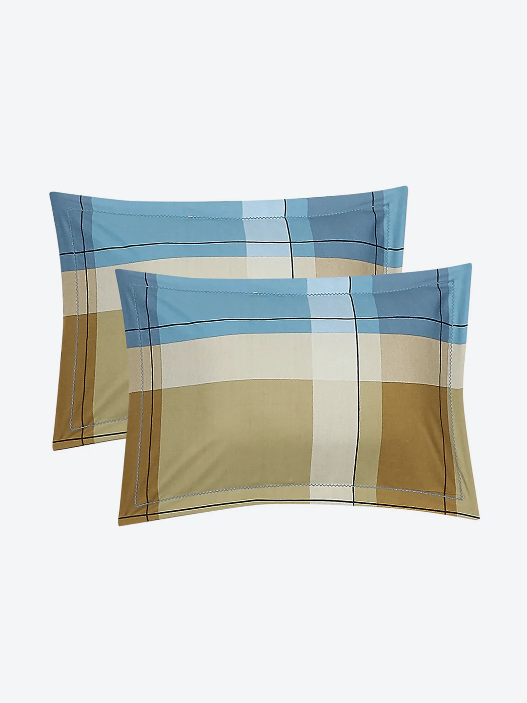 130 GSM Polyester Double Bed Bedsheet with 2 Pillow Covers - Image 8