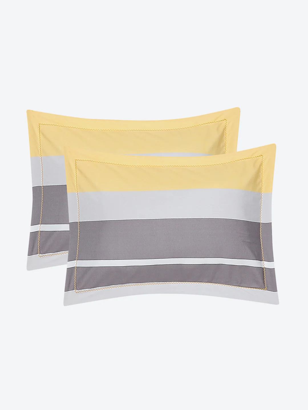 130 GSM Polyester Double Bed Bedsheet with 2 Pillow Covers - Image 8