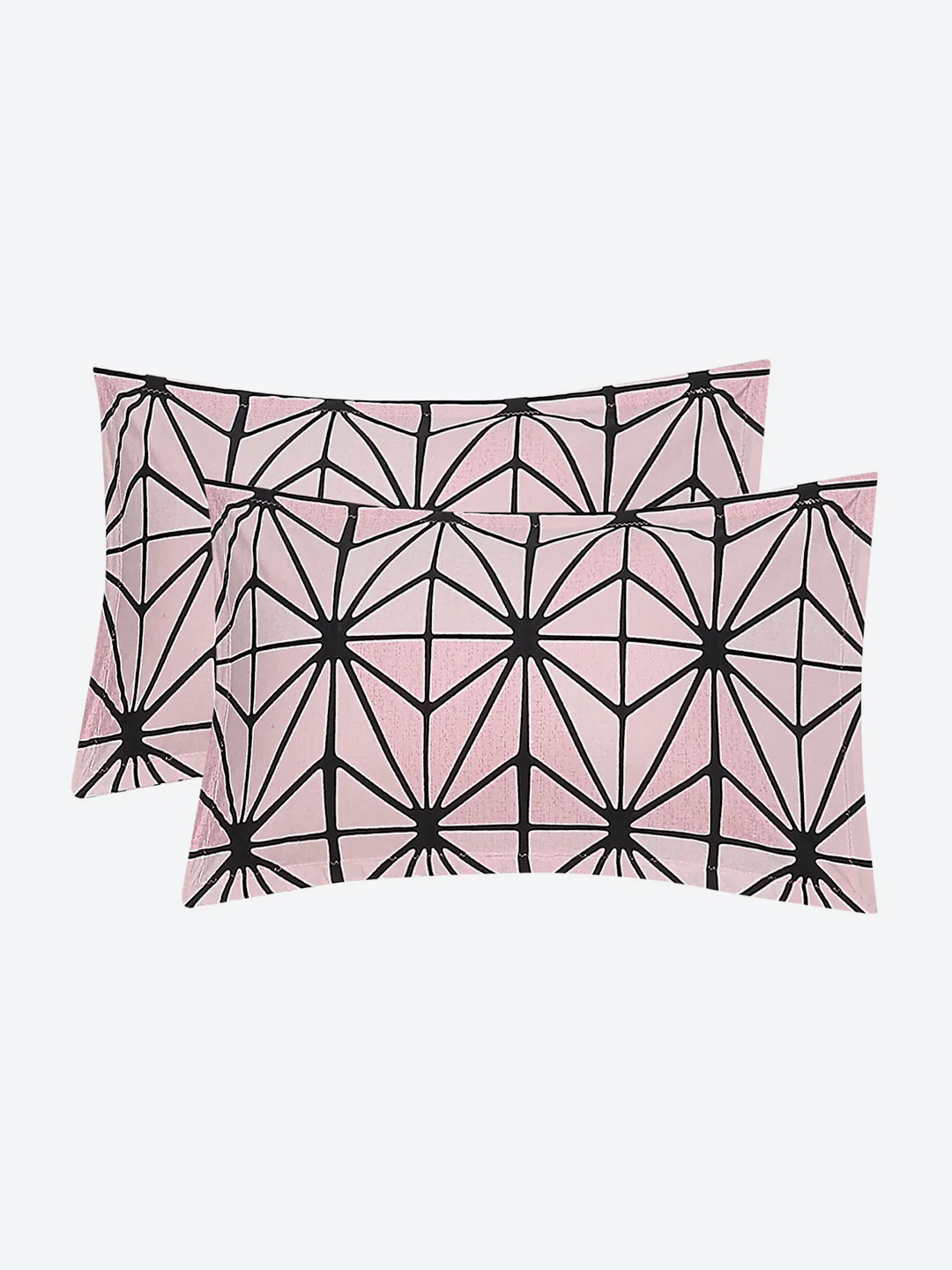 130 GSM Polyester Double Bed Bedsheet with 2 Pillow Covers - Image 8