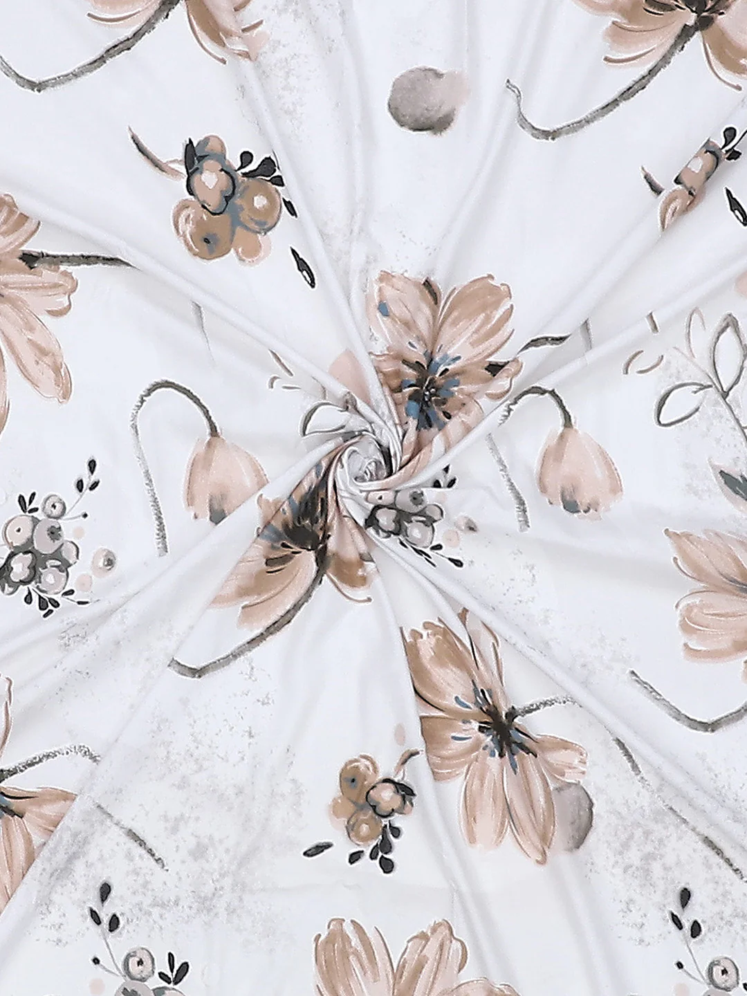 130 GSM Polyester Double Bed Bedsheet with 2 Pillow Covers - Image 9