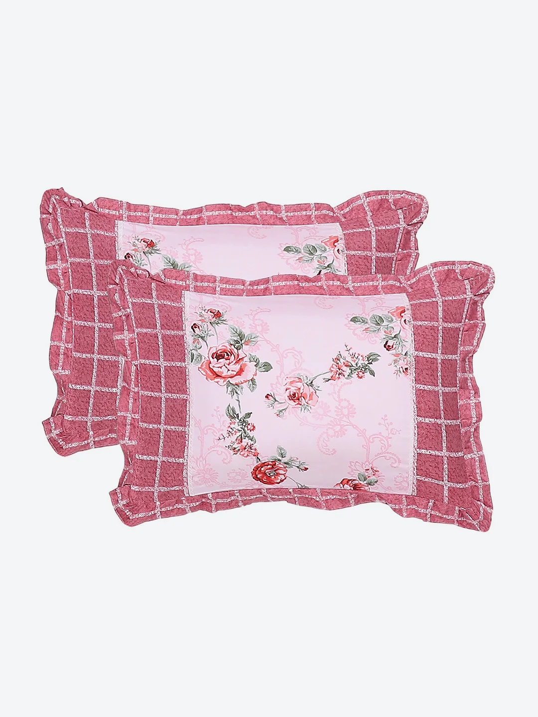 130 GSM Polyester Double Bed Bedsheet with 2 Pillow Covers - Image 8