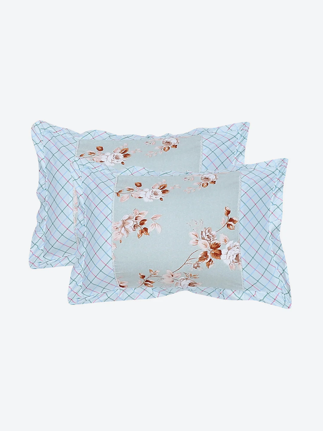 130 GSM Polyester Double Bed Bedsheet with 2 Pillow Covers - Image 8