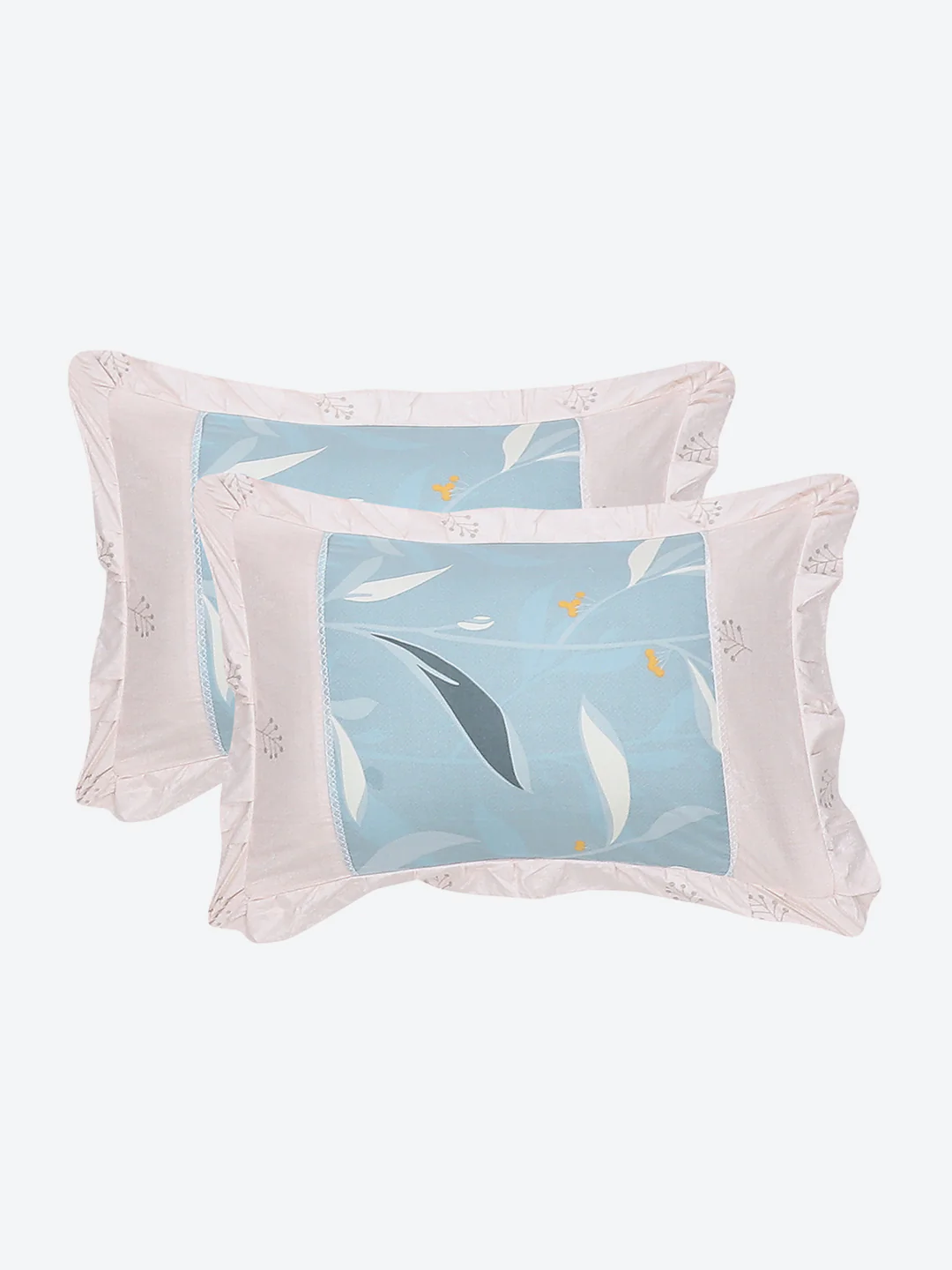 130 GSM Polyester Double Bed Bedsheet with 2 Pillow Covers - Image 8
