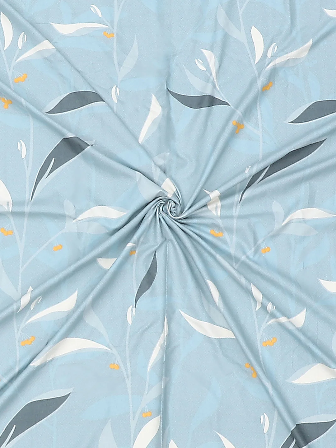 130 GSM Polyester Double Bed Bedsheet with 2 Pillow Covers - Image 9