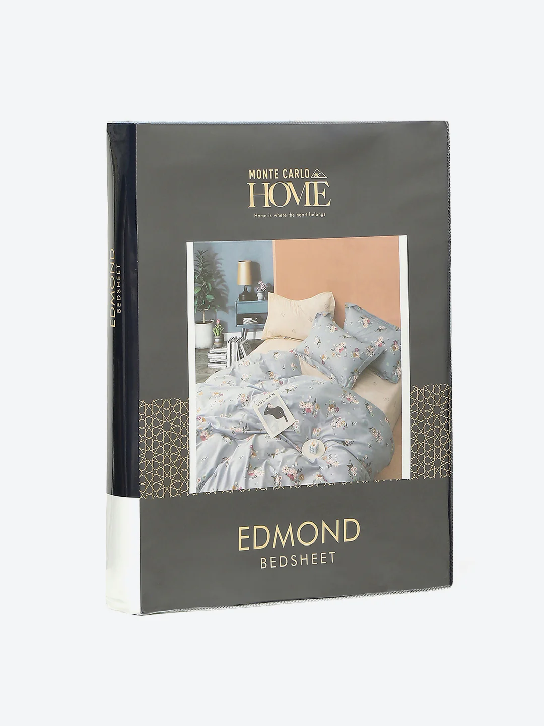 130 GSM Polyester Double Bed 1 Bedsheet with 2 Pillow Covers (Edmond) - Image 9