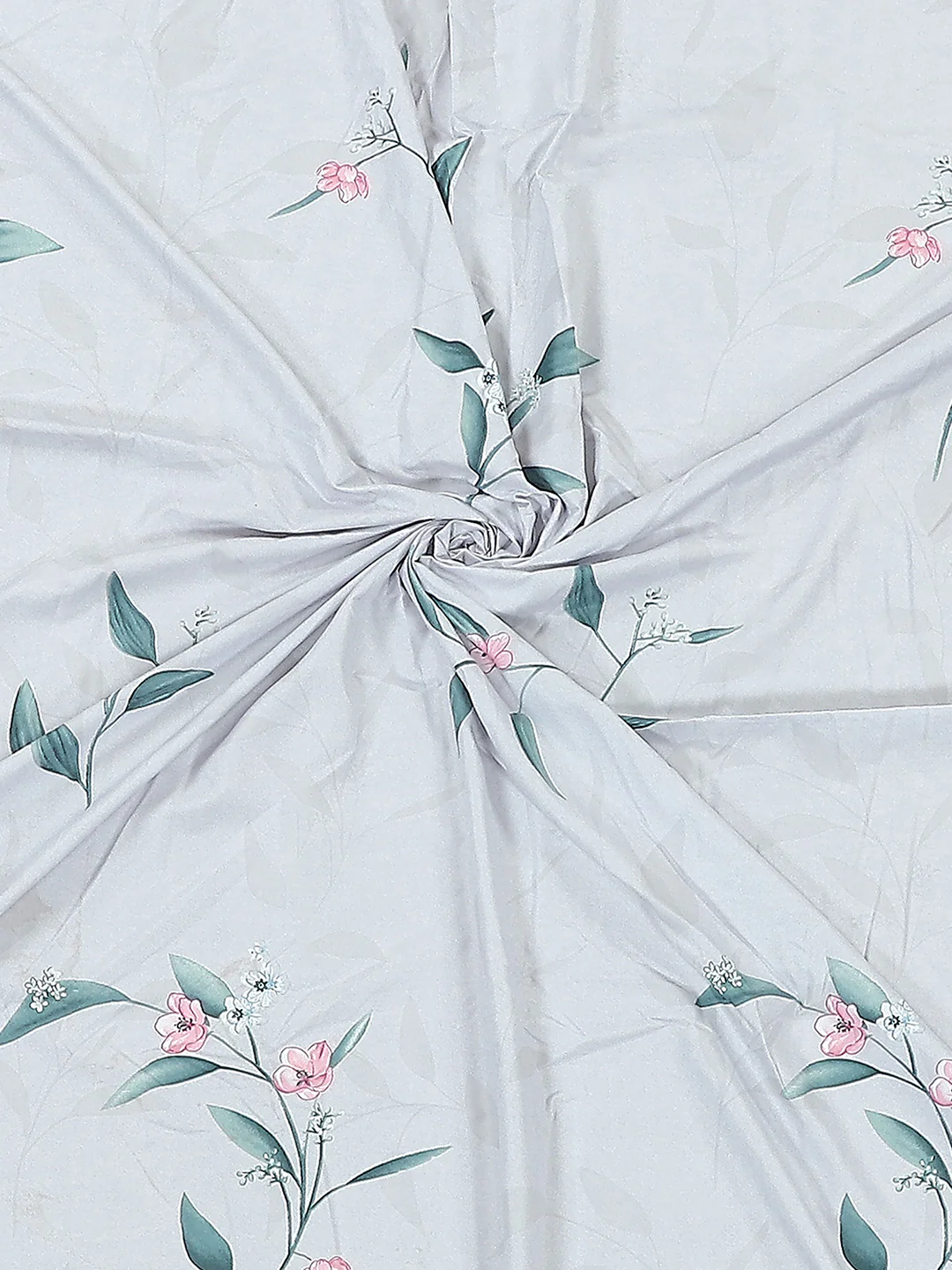 130 GSM Polyester Double Bed 1 Bedsheet with 2 Pillow Covers (Edmond) - Image 8