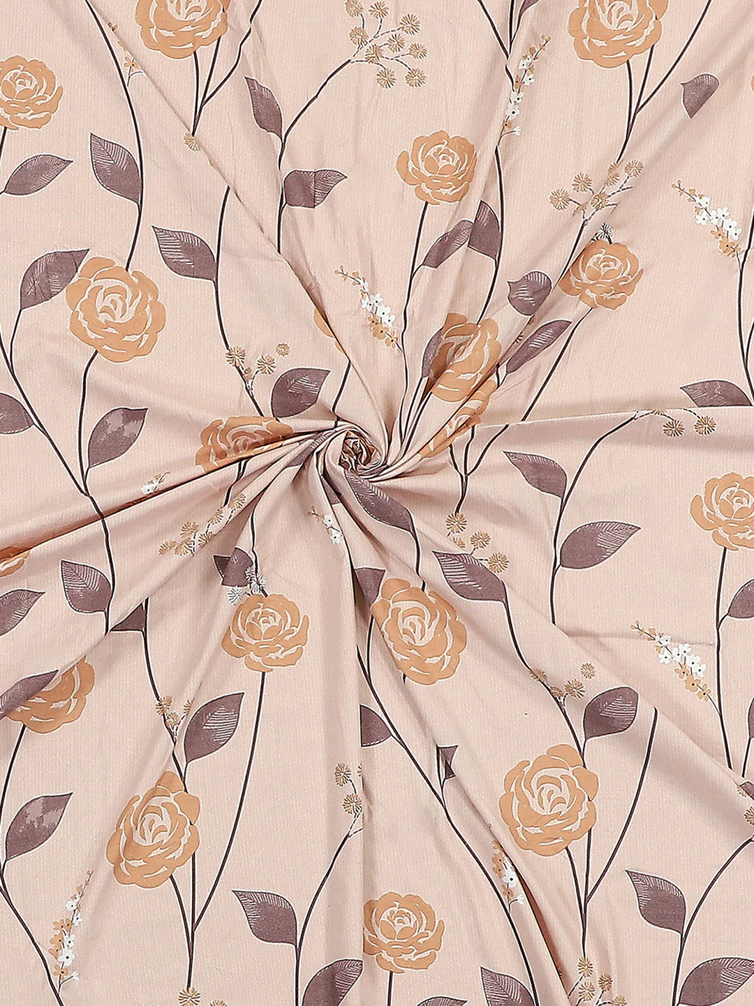 130 GSM Polyester Double Bed 1 Bedsheet with 2 Pillow Covers (Essence) - Image 8