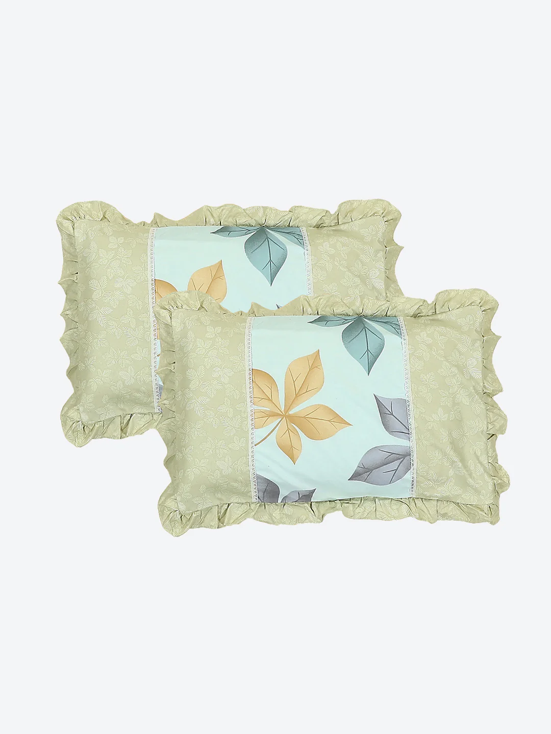 130 GSM Polyester Double Bed 1 Bedsheet with 2 Pillow Covers (Essence) - Image 7