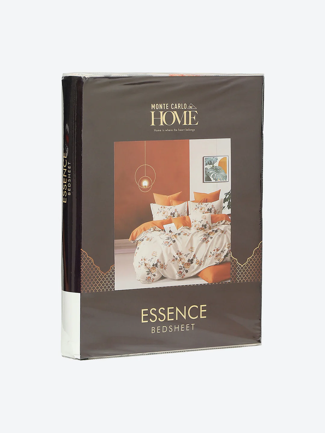 130 GSM Polyester Double Bed 1 Bedsheet with 2 Pillow Covers (Essence) - Image 9