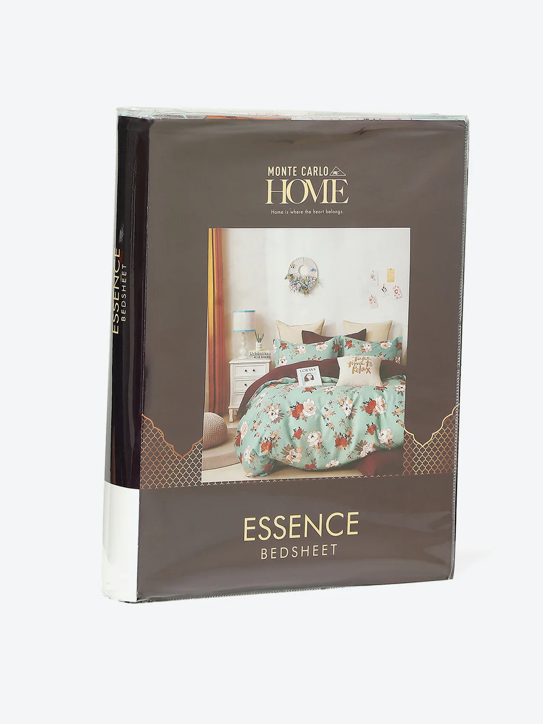 130 GSM Polyester Double Bed 1 Bedsheet with 2 Pillow Covers (Essence) - Image 9
