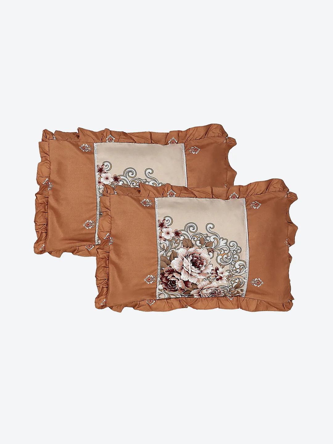 130 GSM Polyester Double Bed 1 Bedsheet with 2 Pillow Covers (Vibrant) - Image 7