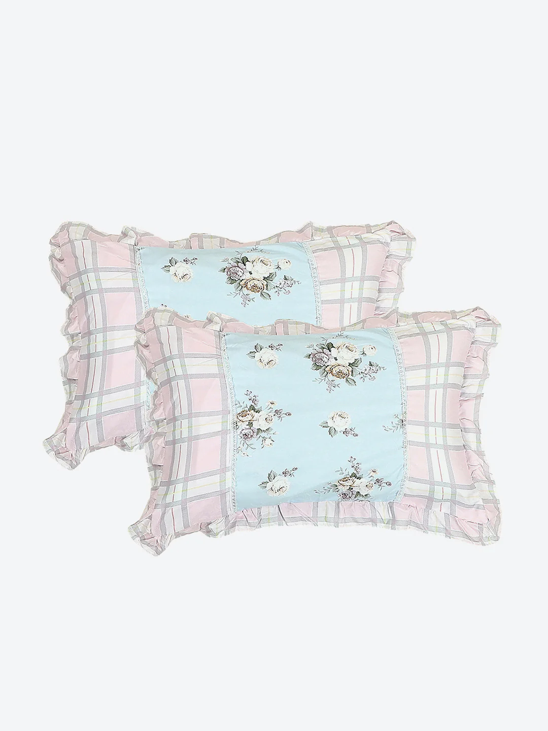 130 GSM Polyester Double Bed 1 Bedsheet with 2 Pillow Covers (Vibrant) - Image 7