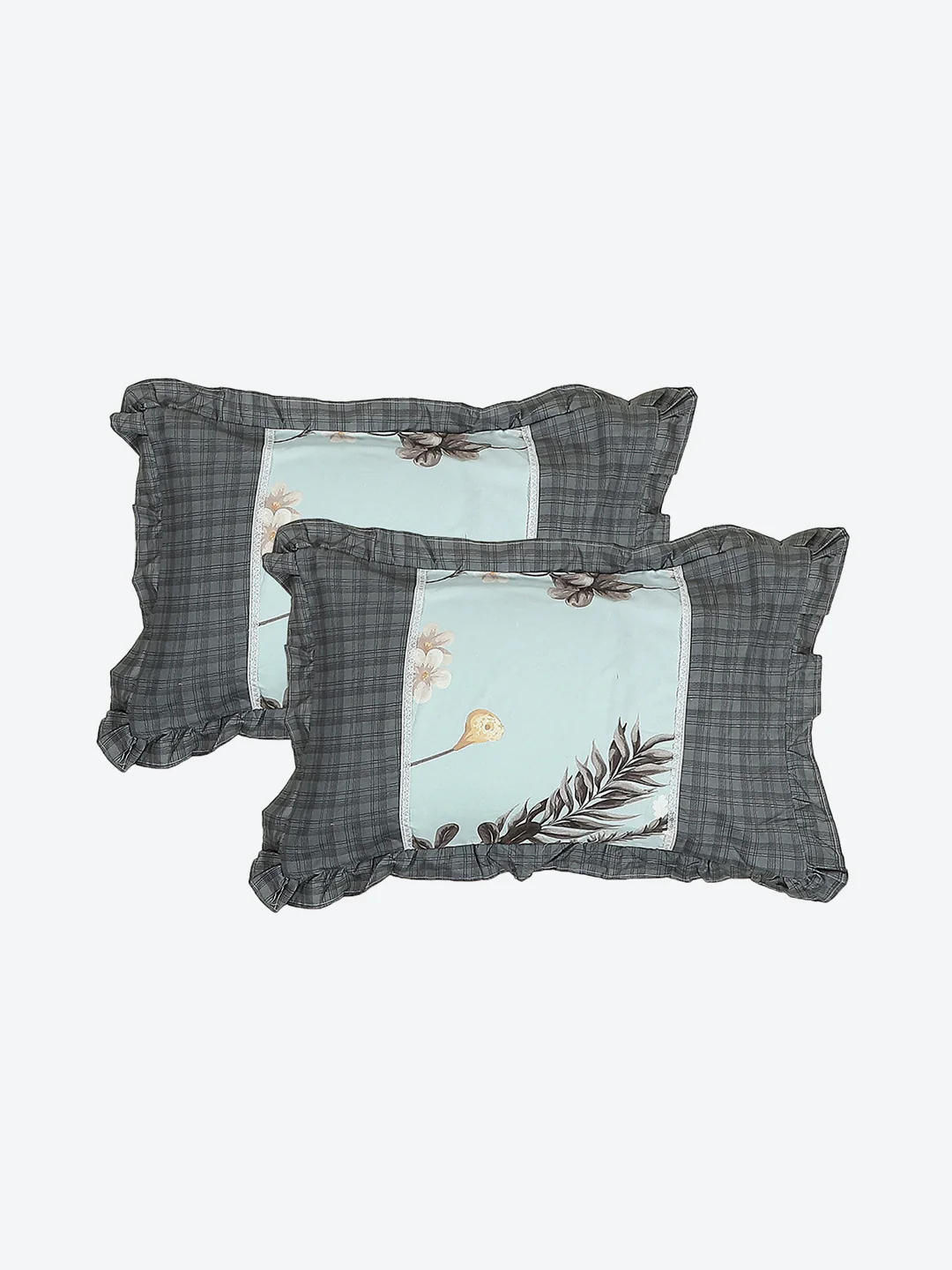 130 GSM Polyester Double Bed 1 Bedsheet with 2 Pillow Covers (Vibrant) - Image 7