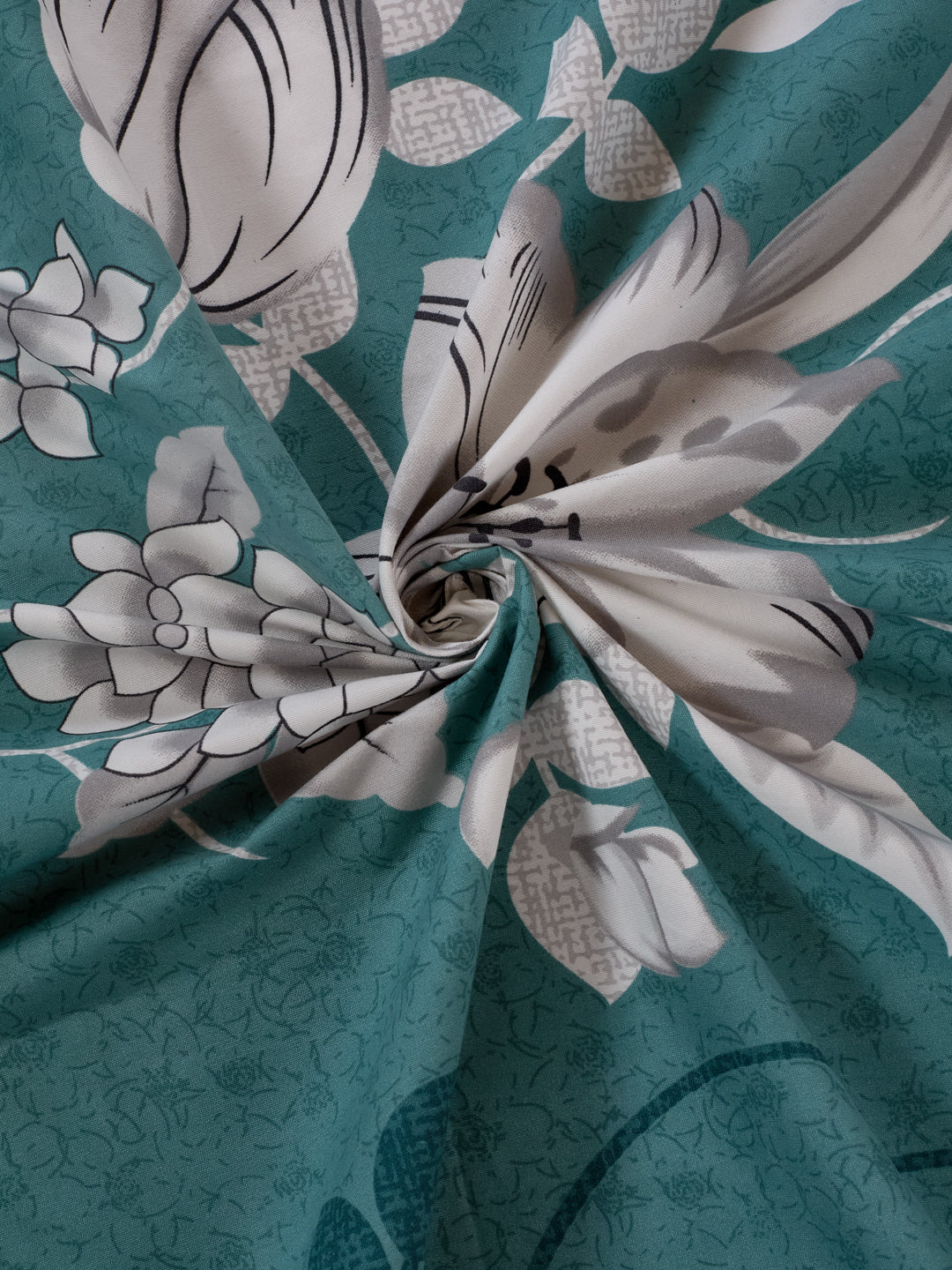 130 GSM Polyester Double Bed Bedsheet with 2 Pillow Covers Fashnik Collection - Image 8
