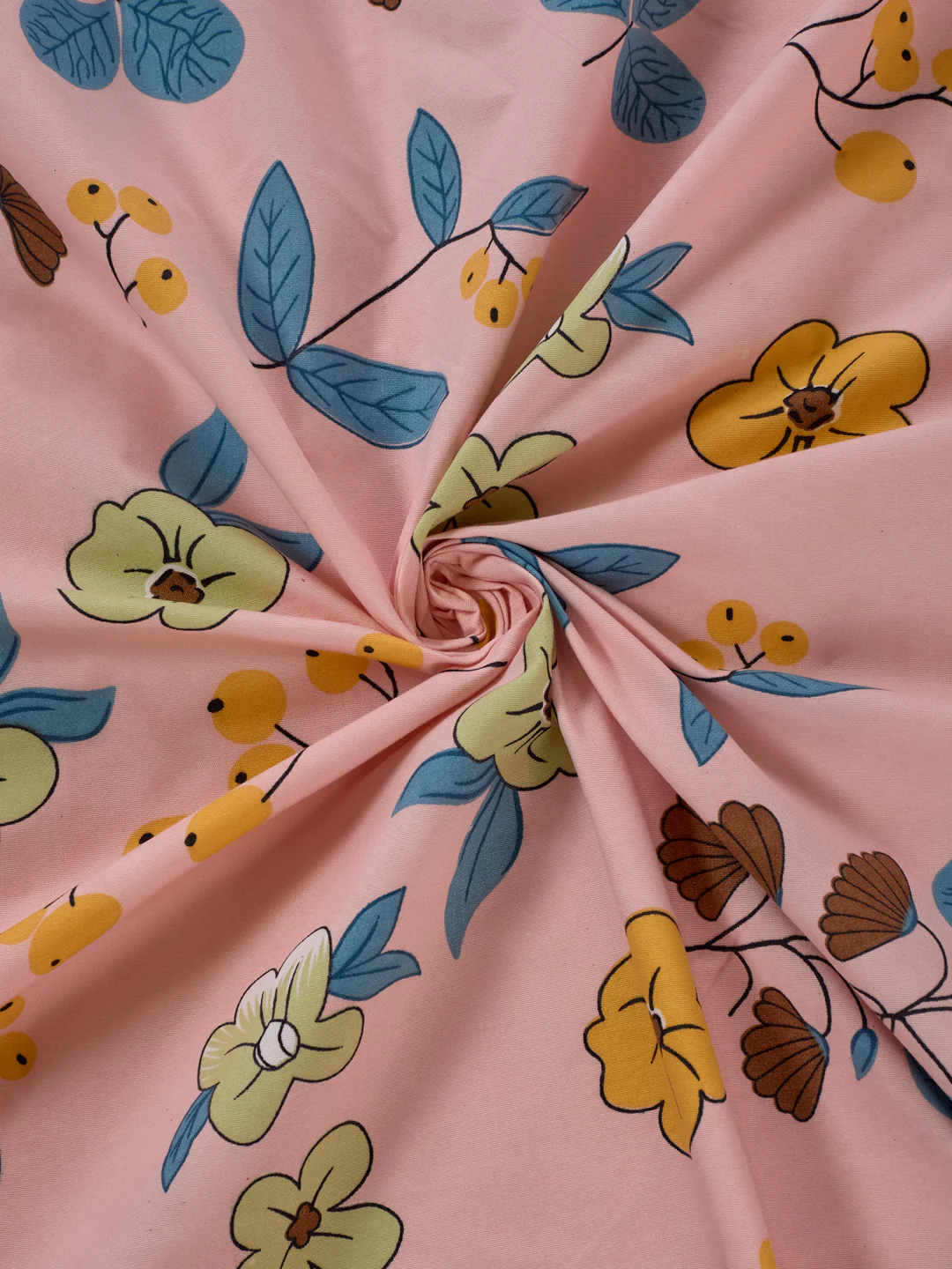 130 GSM Polyester Double Bed Bedsheet with 2 Pillow Covers Fashnik Collection - Image 8