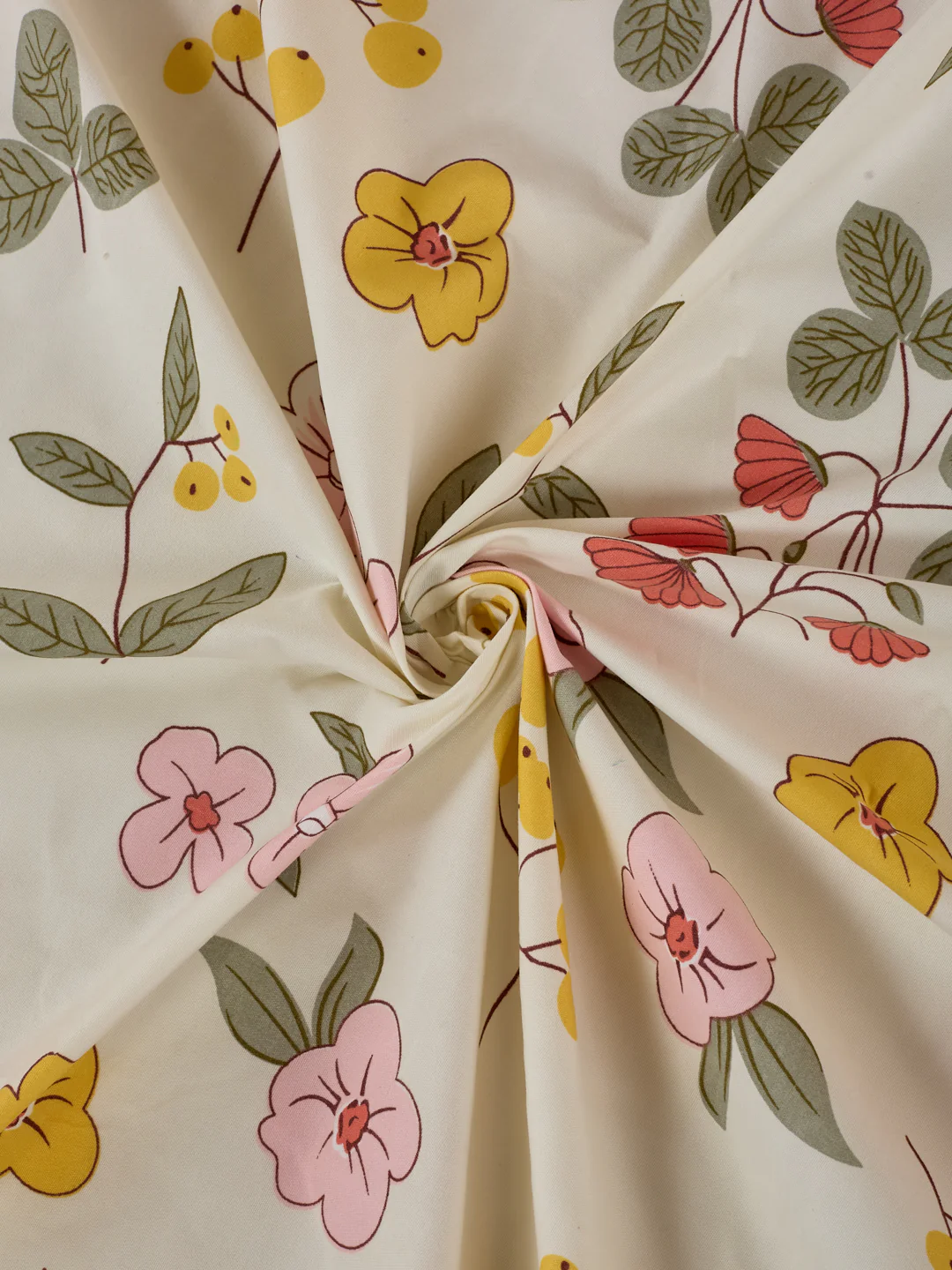 130 GSM Polyester Double Bed Bedsheet with 2 Pillow Covers Fashnik Collection - Image 8