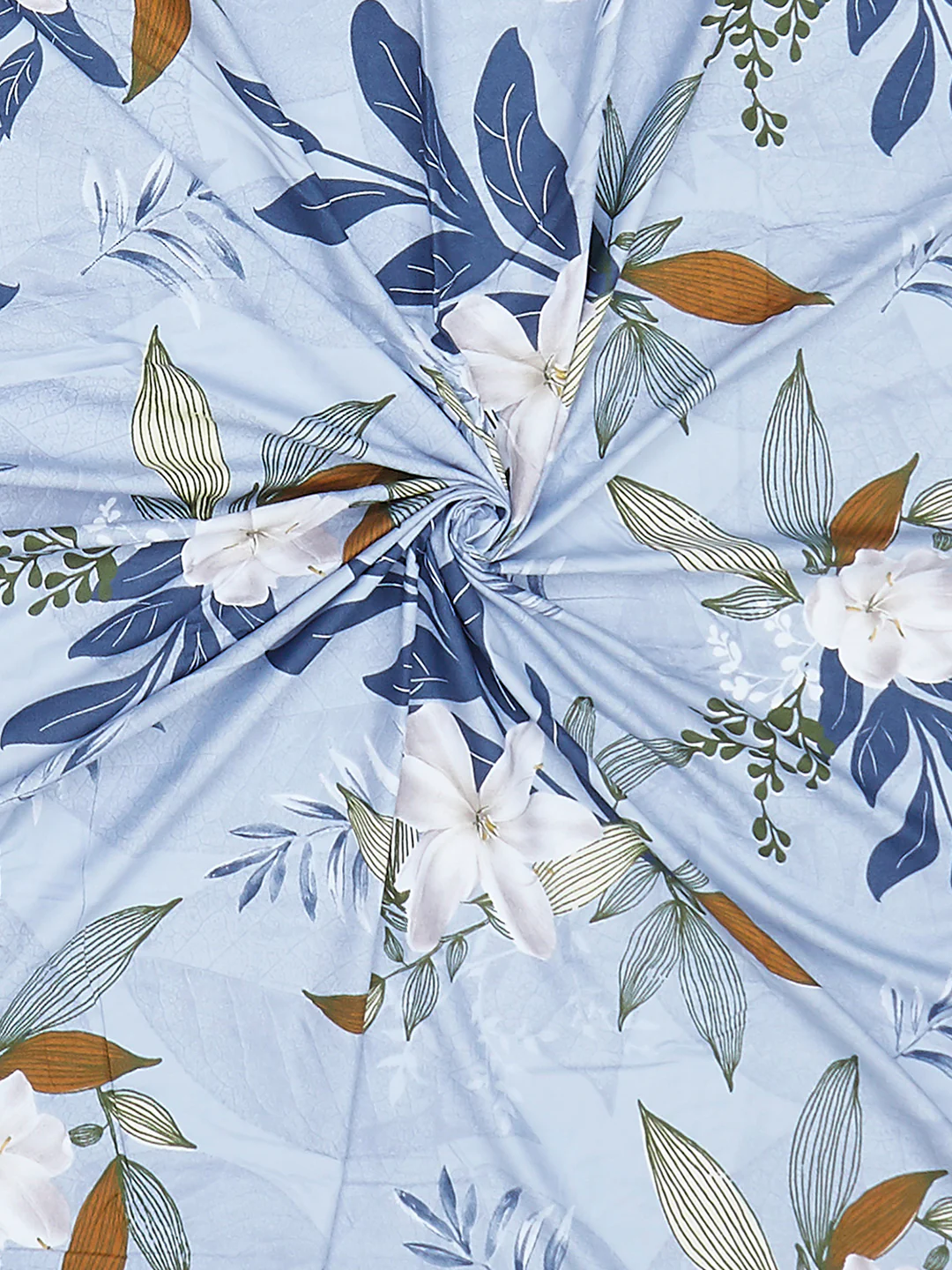 130 GSM Polyester King Size 1 Bedsheet with 2 Pillow Covers (Edmond) - Image 8