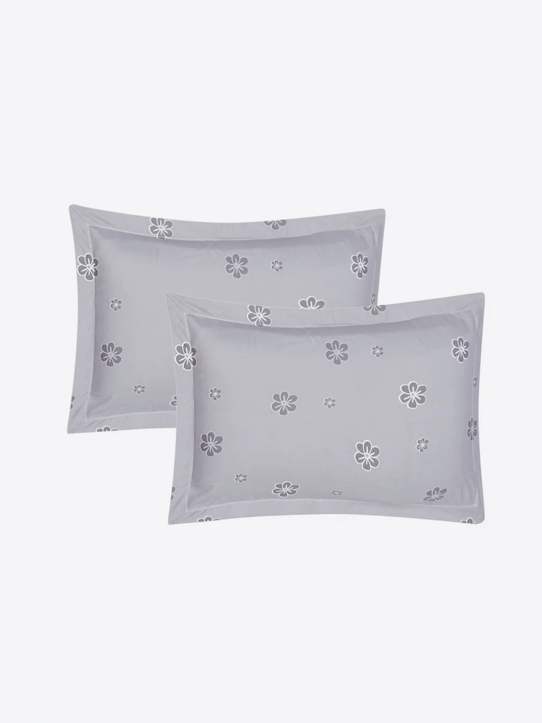 130 GSM Polyester King Size 1 Bedsheet with 2 Pillow Covers (Stanley) - Image 7