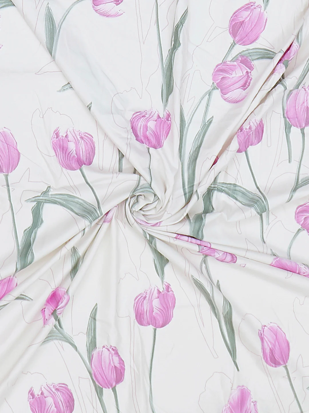 130 GSM Polyester King Size 1 Bedsheet with 2 Pillow Covers (Stanley) - Image 8