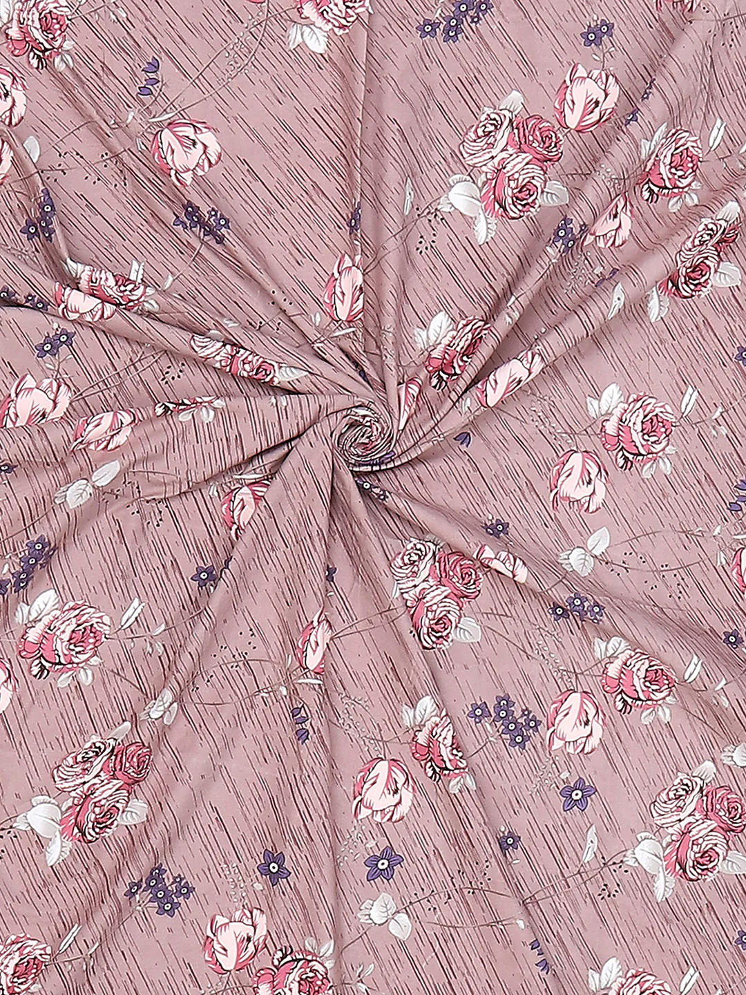 130 GSM Polyester Queen Size 1 Bedsheet with 2 Pillow Covers (Sanskriti) - Image 8