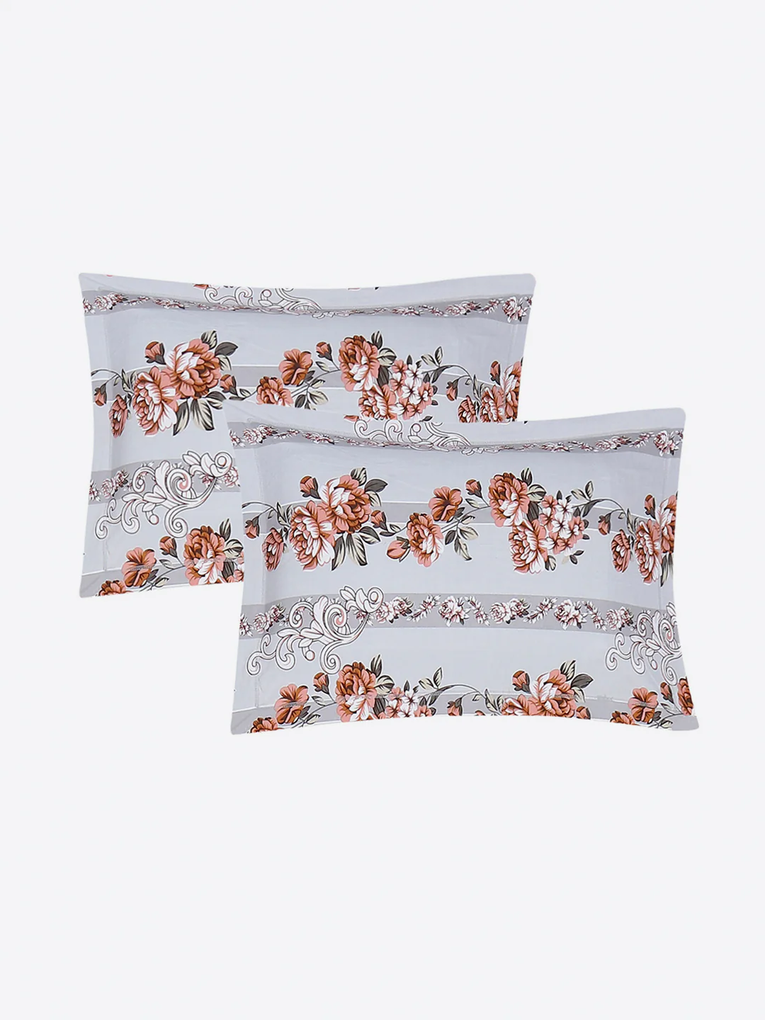 130 GSM Polyester Queen Size 1 Bedsheet with 2 Pillow Covers (Sanskriti) - Image 7