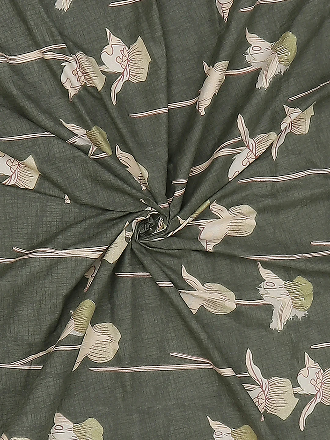 130 GSM Polyester Queen Size 1 Bedsheet with 2 Pillow Covers (Sanskriti) - Image 8
